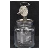 A&J Vintage Manual Hand Mixer w/ Glass Jar