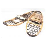 Vintage Tubbs 36" Snow Shoes Wood & Rawhide