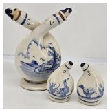 FreoRoberts Co. Blue & White S&P, Oil & Vinegar