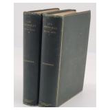 1887 Les Miserables by Victor Hugo Vol I & II
