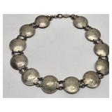 1940s Great Britain Sixpence Bracelet