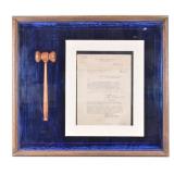 A Piece of White House History: 1927 Wood Gavel