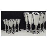 (12pc) PLATOR Silverstone Spain Goblets Set for 6
