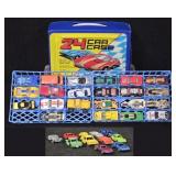 (33) Hot Wheels, Tootsie Toy & Matchbox Cars +Case