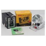 Brownie Target Camera Six-20, Keystone Chrome...