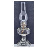 Antique Glass Kerosene Lamp 20" Tall