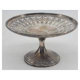 Solid Sterling Silver 3.5" Candy Dish 144.4 grams