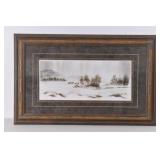 Gene Sherman Idaho Artist Elk Watercolor Print