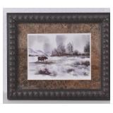 Gene Sherman Idaho Artist Moose Watercolor Print