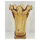 MCM Westmoreland Golden Sunset Glass Vase