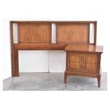 Mid-Century Dixie Queen Headboard & Night Stand