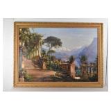 LODGE ON LAKE COMO Frederick Aagaard Framed Print