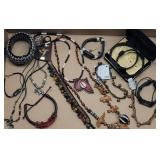(14pcs)  African Jewelry: Elephant Hair Bracelets,