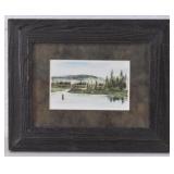 Gene Sherman Idaho Artist Lake Watercolor Print