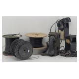 (3) Vietnam Era US Army Field Phones & Wire Spools