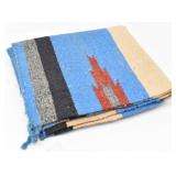 Vtg Handmade Chimayo Rug / Mexican Blanket