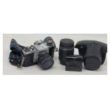 PENTAX Asahi SV 35mm Camera w/ Extra Lens & Case