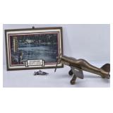Filer, ID Service Station Ad, Brass Airplane,...