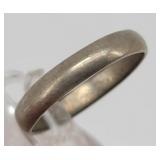 14K White Gold Wedding Band - 3.4 grams