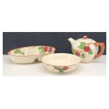 (3 pc) Franciscan APPLE Earthenware