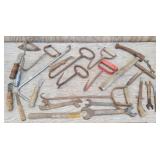 Vtg Hand Tools: Nippers, Wrenches, Hooks & more