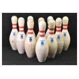 Set of 10 AMFLITE II Bowling Pins w/ Box