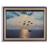 OVERFLY AT DAWN Fred J. Maroon Navy Aircraft Print