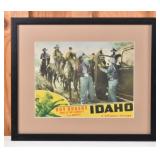 1943 Western Film IDAHO-Promotional Framed Photo