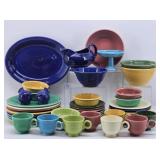 48 pc Fiesta Ware Multi-Color Service for 8