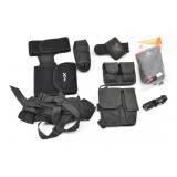 Tactical Black Nylon Gear: Ankle Holster, Shoulder