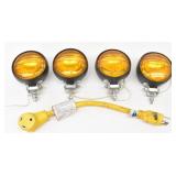 (4) Yellow 12v Fog Lamps & Yellow RV Electrical...