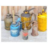 Vtg Industrial Pump Oiler Cans