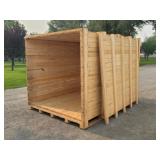 Large Wood Shipping Crate 7