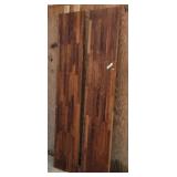 Two 18.75" X 92" X 1 1/2" Wood Veneer Counter Tops