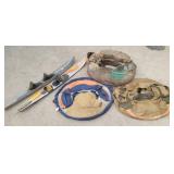 (3) Float / Fishing Tubes & 2 Water Skis