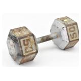 Hex 50 lb Dumbbell