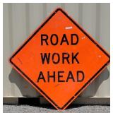 Road Work Ahead Sign 4 Ft