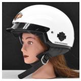 Harley Davidson Half Helmet Medium w/ Cover