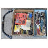 Tools: Fiskars Bow Saw, Wrenches, Screwdrivers