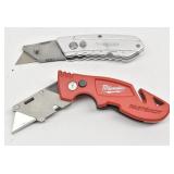 Milwaukee Fastback Folding Knife & Husky Utility