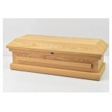 Wooden Pet Casket, Lined 29" x 12"