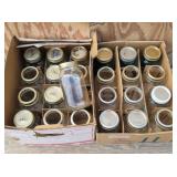 (2) Dozen Sm Mouth Quart Canning Jars w/ Rings