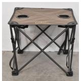 Canvas Camp Table Folding w/ Cup Holders Cabela