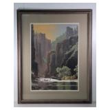 Quinton Gregory Landscape Print of River Gorge