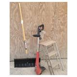 Toro 12" Cut Trimmer, 2-Step Step Ladder, Snow ...