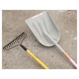 Expert Garden Rake & Craftsman Snow Shovel