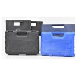 (5) Hand Gun Cases & 9mm Magazine