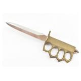 Replica US 1918 Mark I Trench Knfe 6.5" Faux Brass