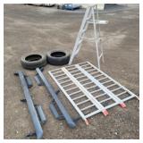 Lot of: Aluminum Tri-Fold Loading Ramp...