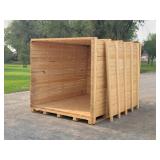 Large Wood Shipping Crate 7